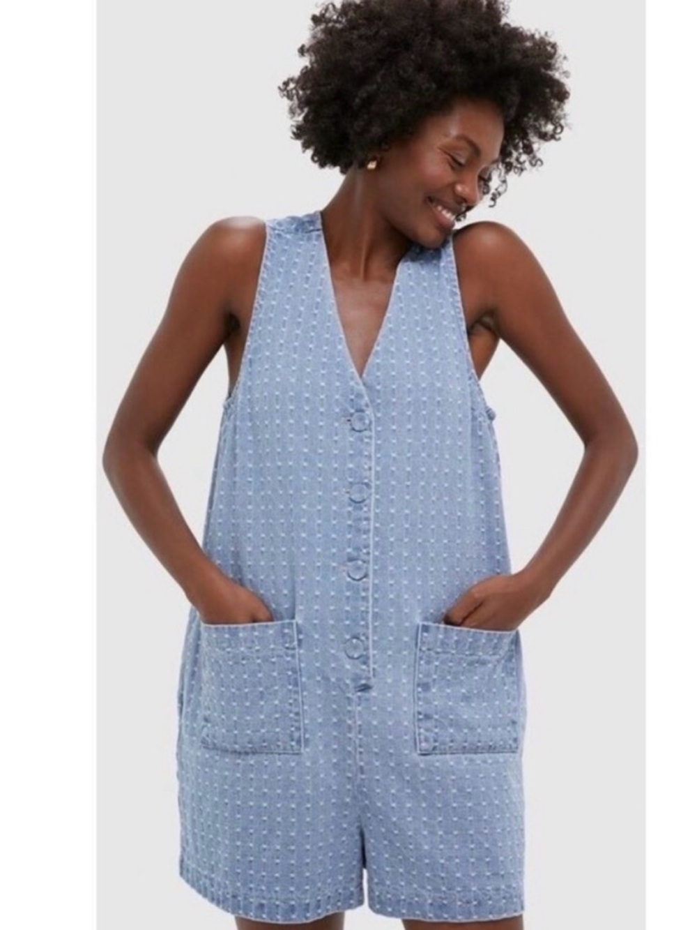 Tuckernuck Myla Denim Romper